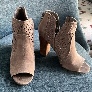 Suede booties